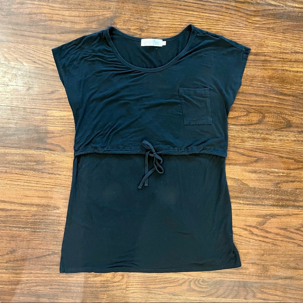 Latched Mama black nursing shirt size medium